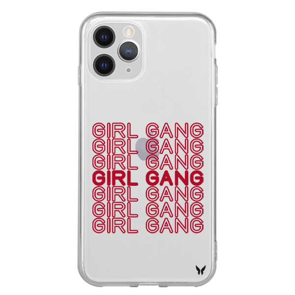 Girl Gang Şeffaf Telefon Kılıfı