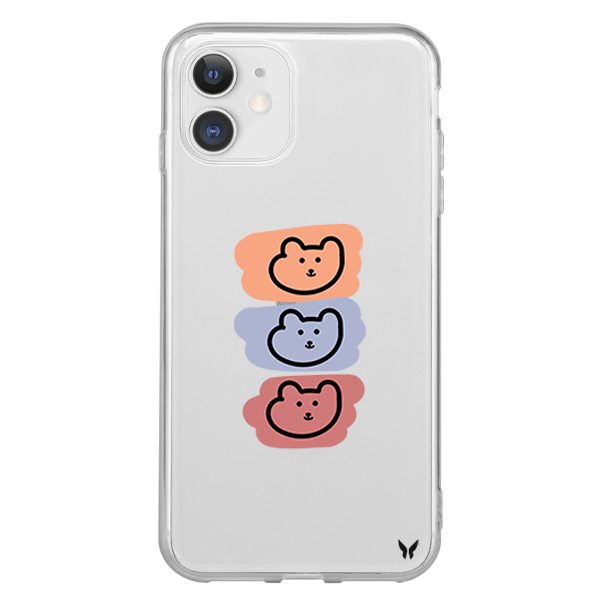 Tiny Bears Şeffaf Telefon Kılıfı 